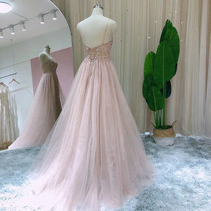 Vestido de Festa Rosa Empoeirado Luxo - Modelo Especial