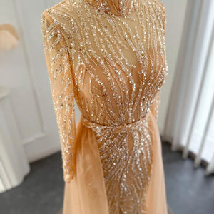 Vestido de Festa Dourado Elegante Longo - Modelo Especial