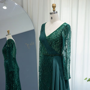 Vestido de Festa Longo Annecy em Cristais - Modelo Especial