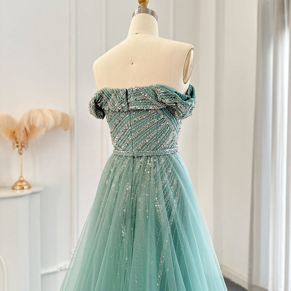 Vestido de Festa Longo Moderno com Saia Longa - Modelo Especial