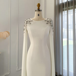 Vestido de Festa Deslumbrante Decorado em Cristais - Modelo Especial