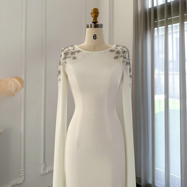 Vestido de Festa Deslumbrante Decorado em Cristais - Modelo Especial
