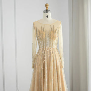 Vestido de Festa Longo Dourado Luxo - Modelo Especial