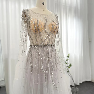 Vestido de Festa Longo com Saia em Volume - Modelo Especial