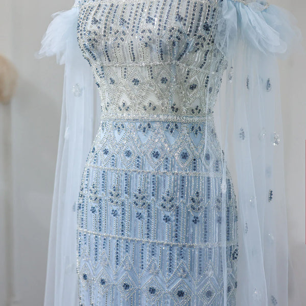 Vestido de Festa Longo em Cristais e Renda - Modelo Especial