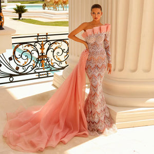 Vestido de Festa Longo em Renda Queen - Modelo Especial