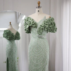 Vestido de Festa Longo Elegante em Pétalas - Modelo Especial