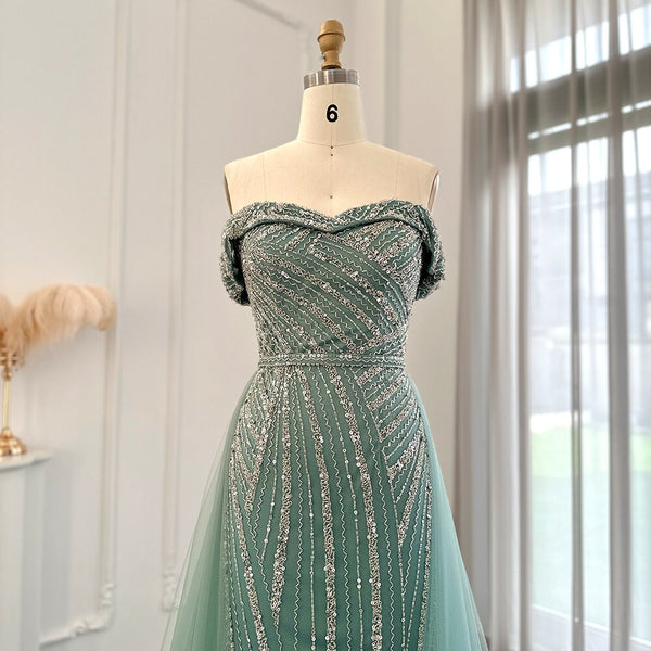 Vestido de Festa Longo Moderno com Saia Longa - Modelo Especial