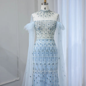 Vestido de Festa Longo em Cristais e Renda - Modelo Especial