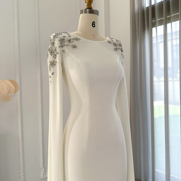 Vestido de Festa Deslumbrante Decorado em Cristais - Modelo Especial