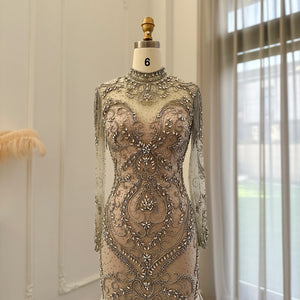 Vestido de Festa Longo com Plumas Imperial - Modelo Especial