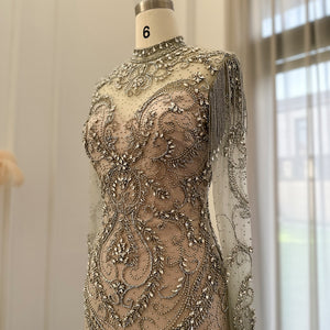 Vestido de Festa Longo com Plumas Imperial - Modelo Especial