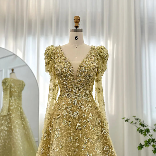 Vestido de Festa Luxuoso Glamour - Modelo Especial