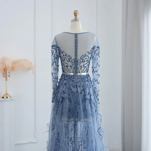 Vestido de Festa Longo com Saia em Renda - Modelo Especial