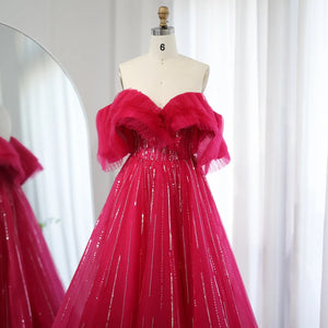 Vestido de Festa Longo Petala Delicado Vermelho - Modelo Especial