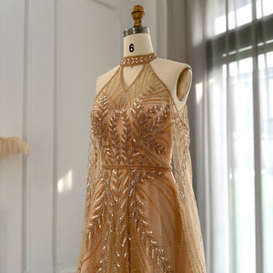 Vestido de Festa Longo Noite Estrelada em Cristais - Modelo Especial