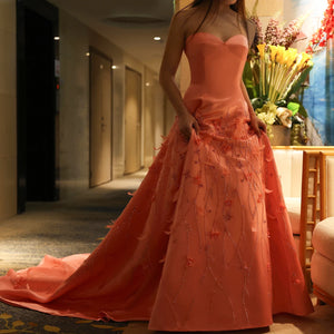 Vestido de Festa Longo Primavera Radiante - Modelo Especial