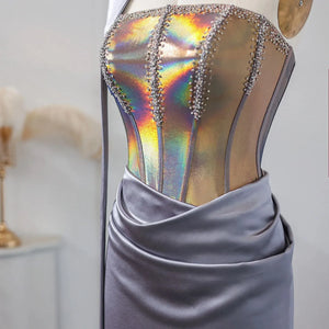 Vestido de Festa Longo Moderno com Efeito Luz - Modelo Especial