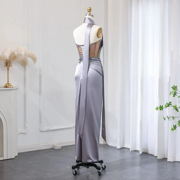 Vestido de Festa Longo Moderno com Efeito Luz - Modelo Especial