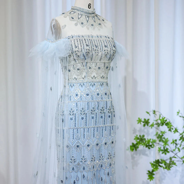 Vestido de Festa Longo em Cristais e Renda - Modelo Especial