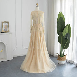 Vestido de Festa Longo Dourado Luxo - Modelo Especial