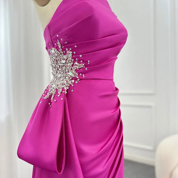 Vestido de Festa Longo Fluido com Abertura - Modelo Especial