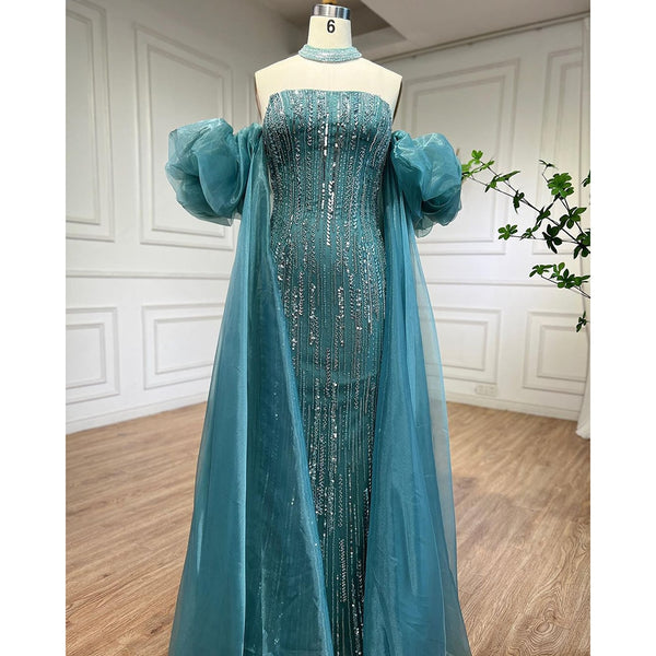 Vestido de Festa Longo com Manga Bufante - Modelo Especial