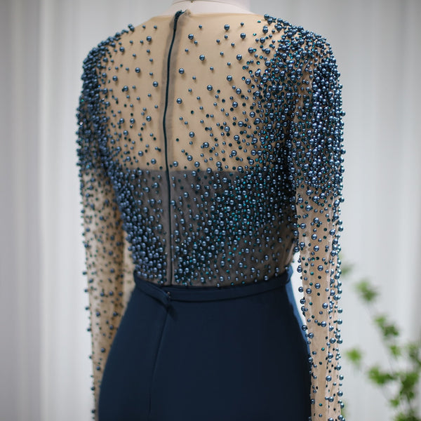 Vestido de Festa Brilho Radiante Longo em Cristais - Modelo Especial