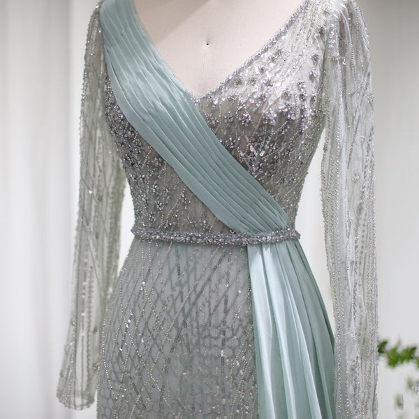 Vestido de Festa Longo Annecy em Cristais - Modelo Especial