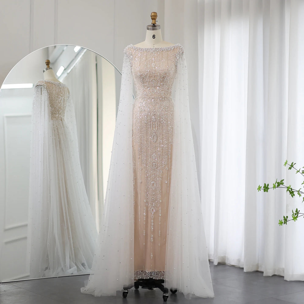Vestido de Festa Luxo Decorado em Cristais - Modelo Especial