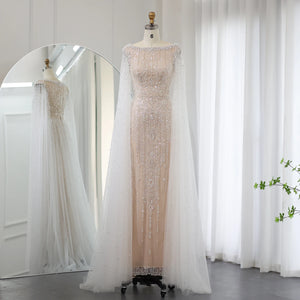 Vestido de Festa Luxo Decorado em Cristais - Modelo Especial