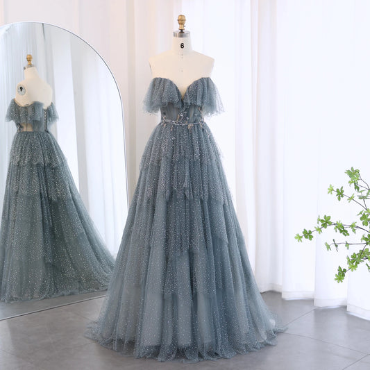 Vestido de Festa Cascata Luxo - Modelo Especial