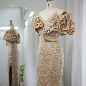 Vestido de Festa Longo Elegante em Pétalas - Modelo Especial