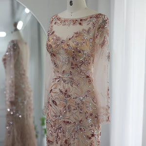 Vestido de Festa Longo Folhagens Império - Modelo Especial