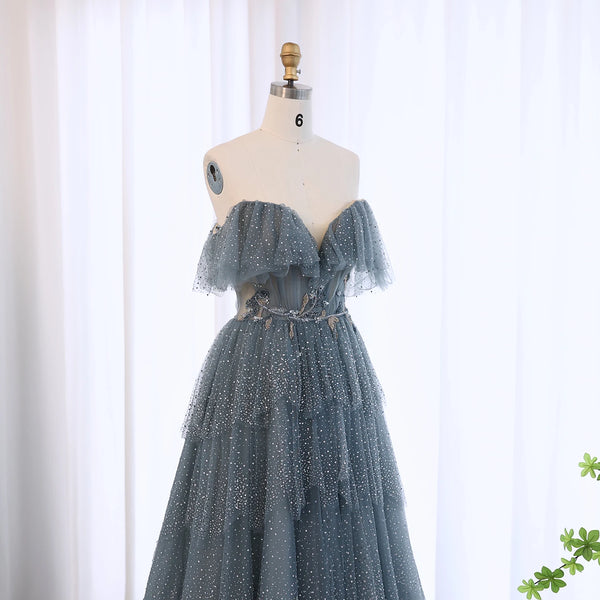Vestido de Festa Cascata Luxo - Modelo Especial