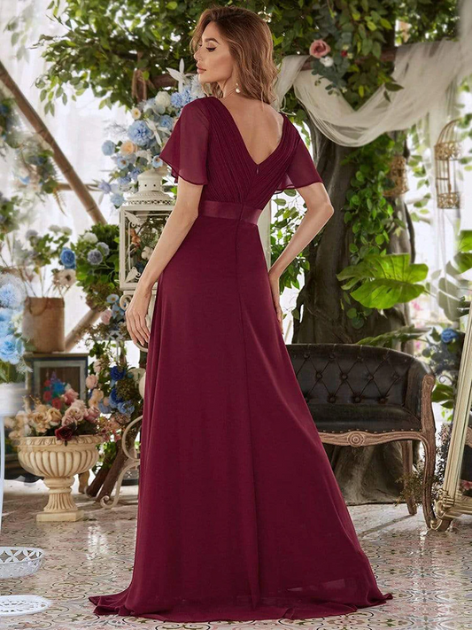 Vestidos de Festa na Cor Marsala Moncalieri